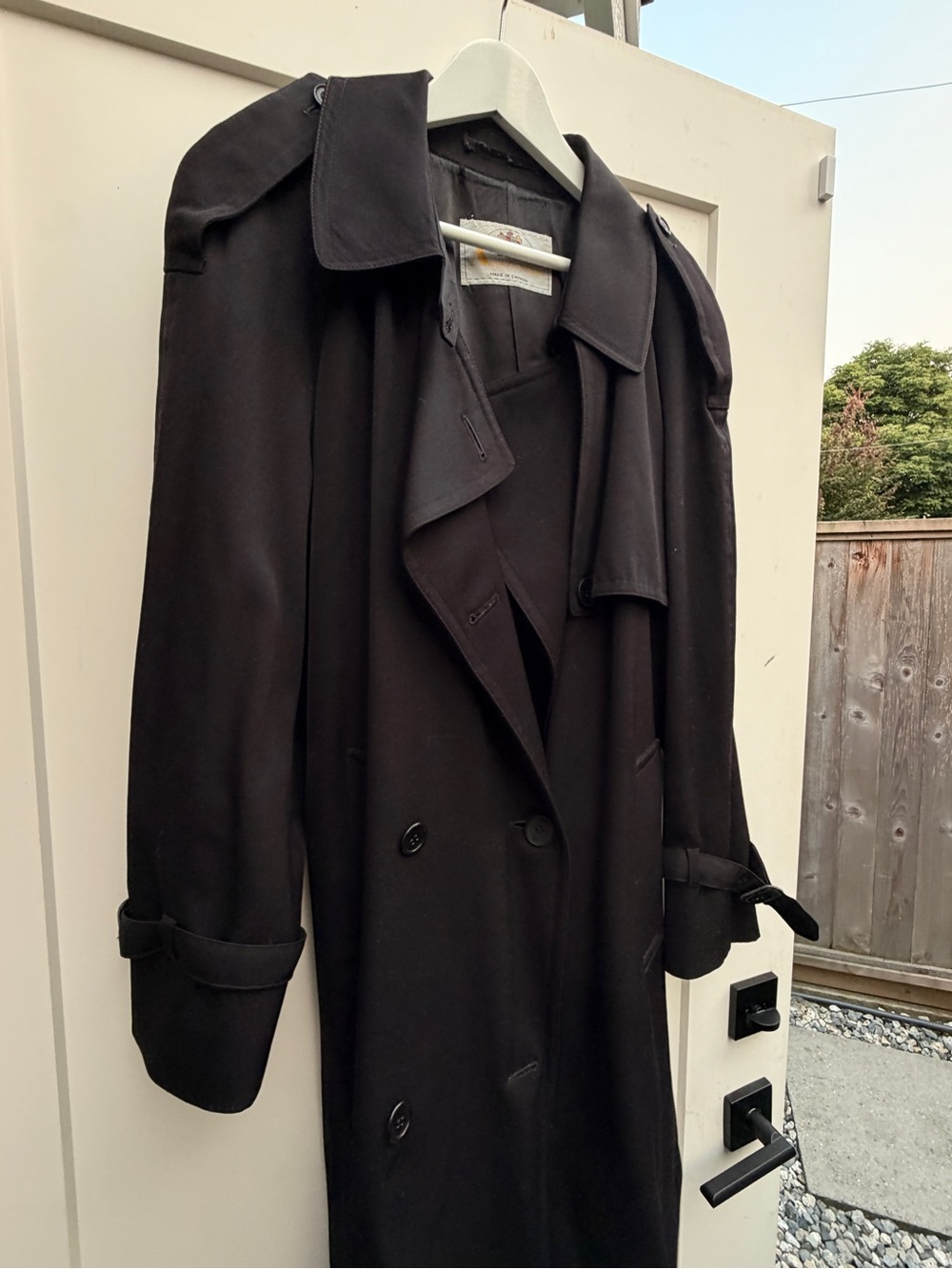 Vintage Aquascutum Wool Trench Coat